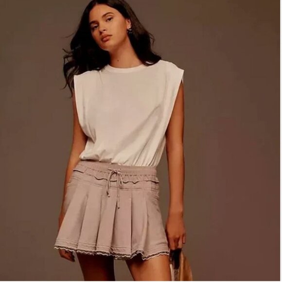 Brand New Daily Practice by Anthropologie Goal Line Twofer Mini Dress - Picture 1 of 14
